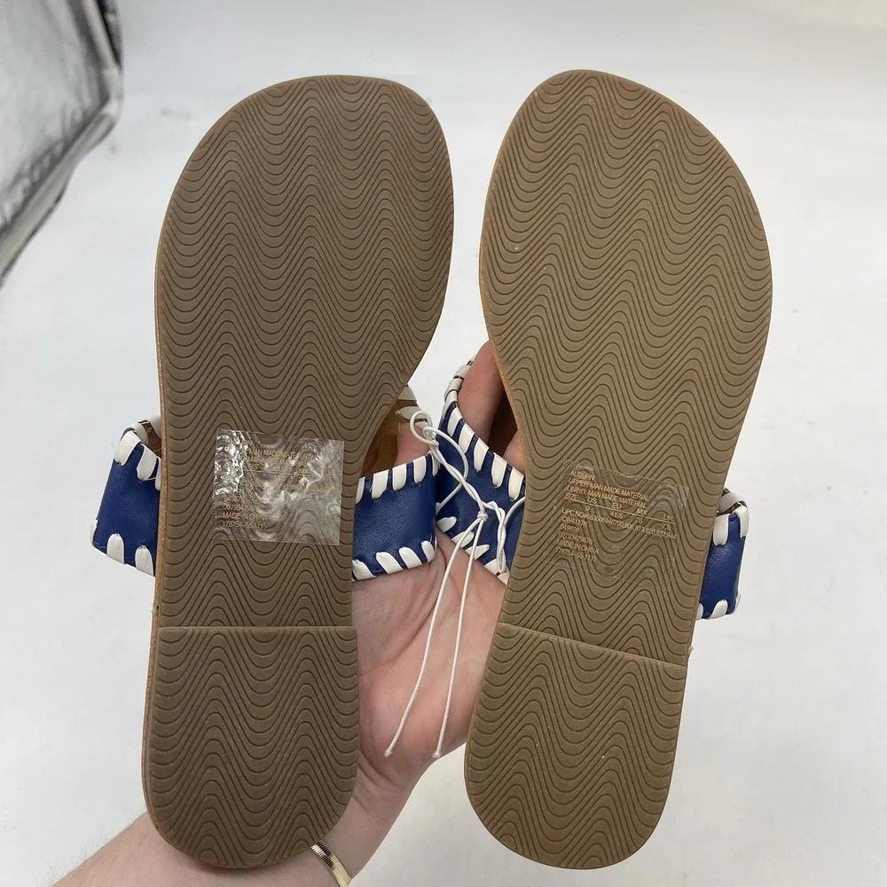 Auburn University Flip-Flops Womens 9 Men's 8 Sandals Thong Casual Sports